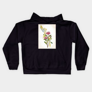 botanical birds Kids Hoodie